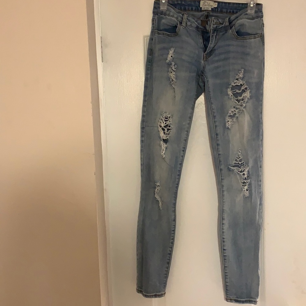 Ripped Jeans- Low Rise